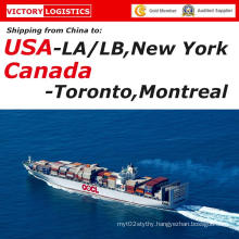 Logistics Shipping La/Lb, New York (USA) ; Toronto, Mentreal (Canada) -Shipping